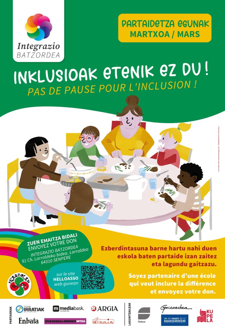 Read more about the article Inklusioak etenik ez du!
