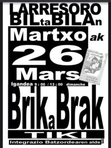 Read more about the article Brik à Brak Larresoroko BIL ta BILA n