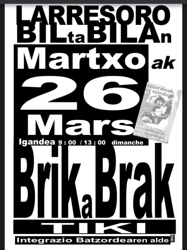 You are currently viewing Brik à Brak Larresoroko BIL ta BILA n
