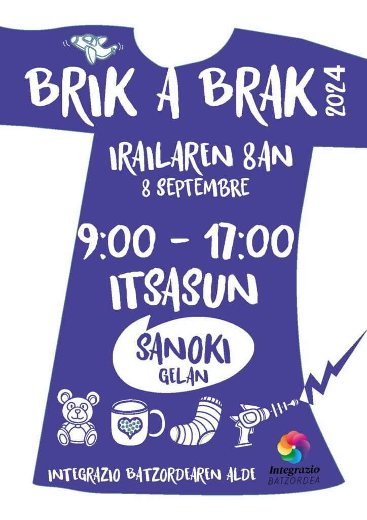 Lire la suite à propos de l’article BRIK A BRAK le 8 septembre à Itsasu salle Sanoki