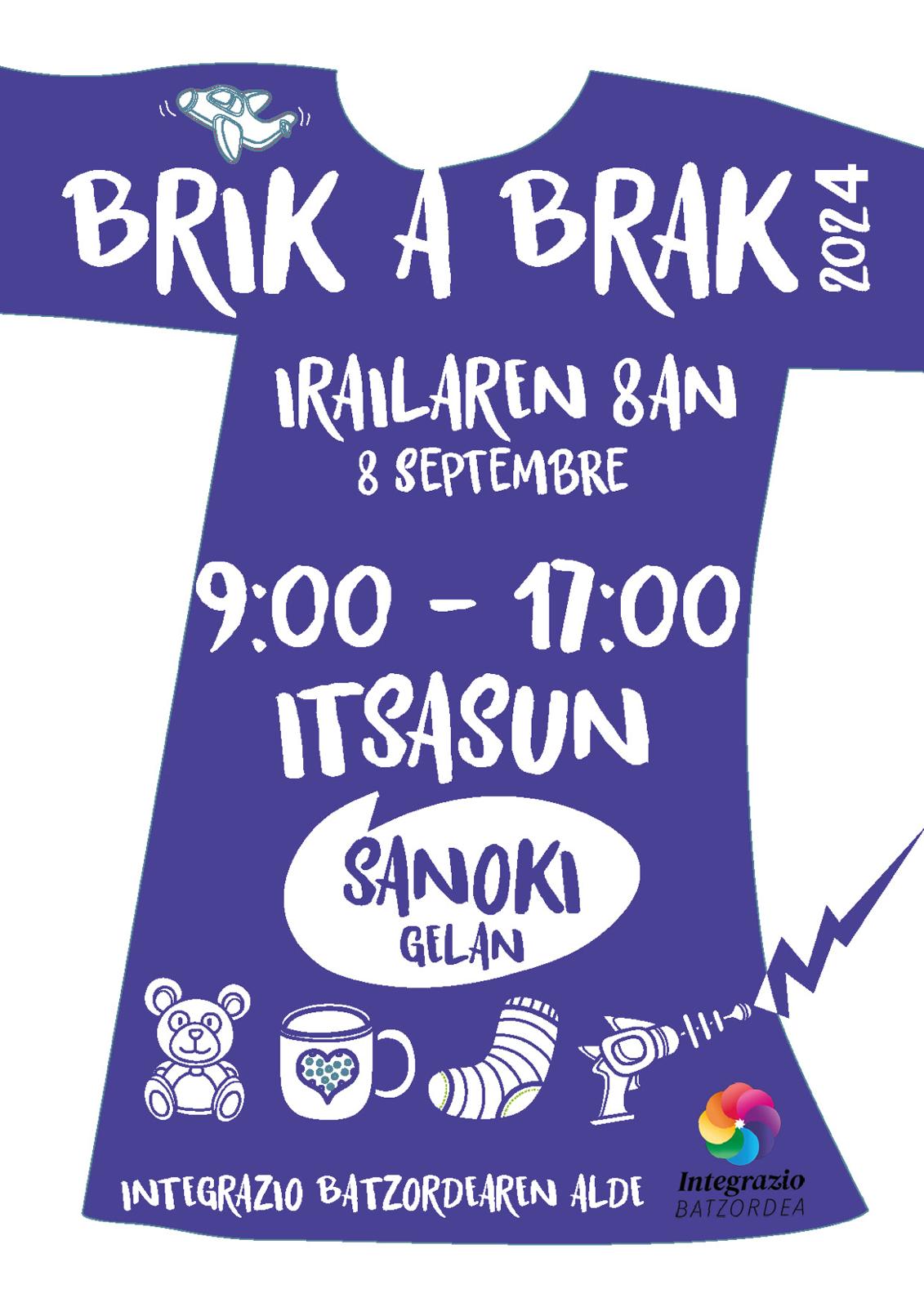 You are currently viewing BRIK A BRAK le 8 septembre à Itsasu salle Sanoki