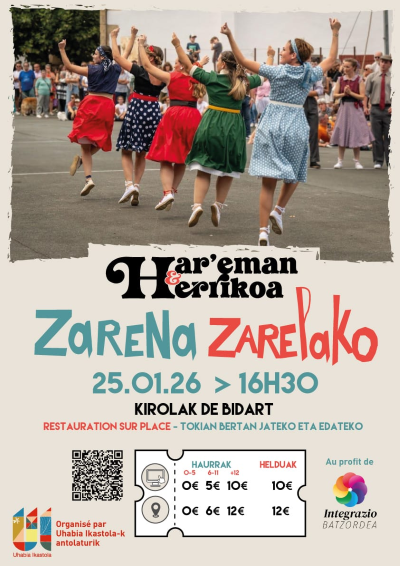 Spectacle de danse – Bidart | 25 janvier 2026 de 16h30 à 18h30