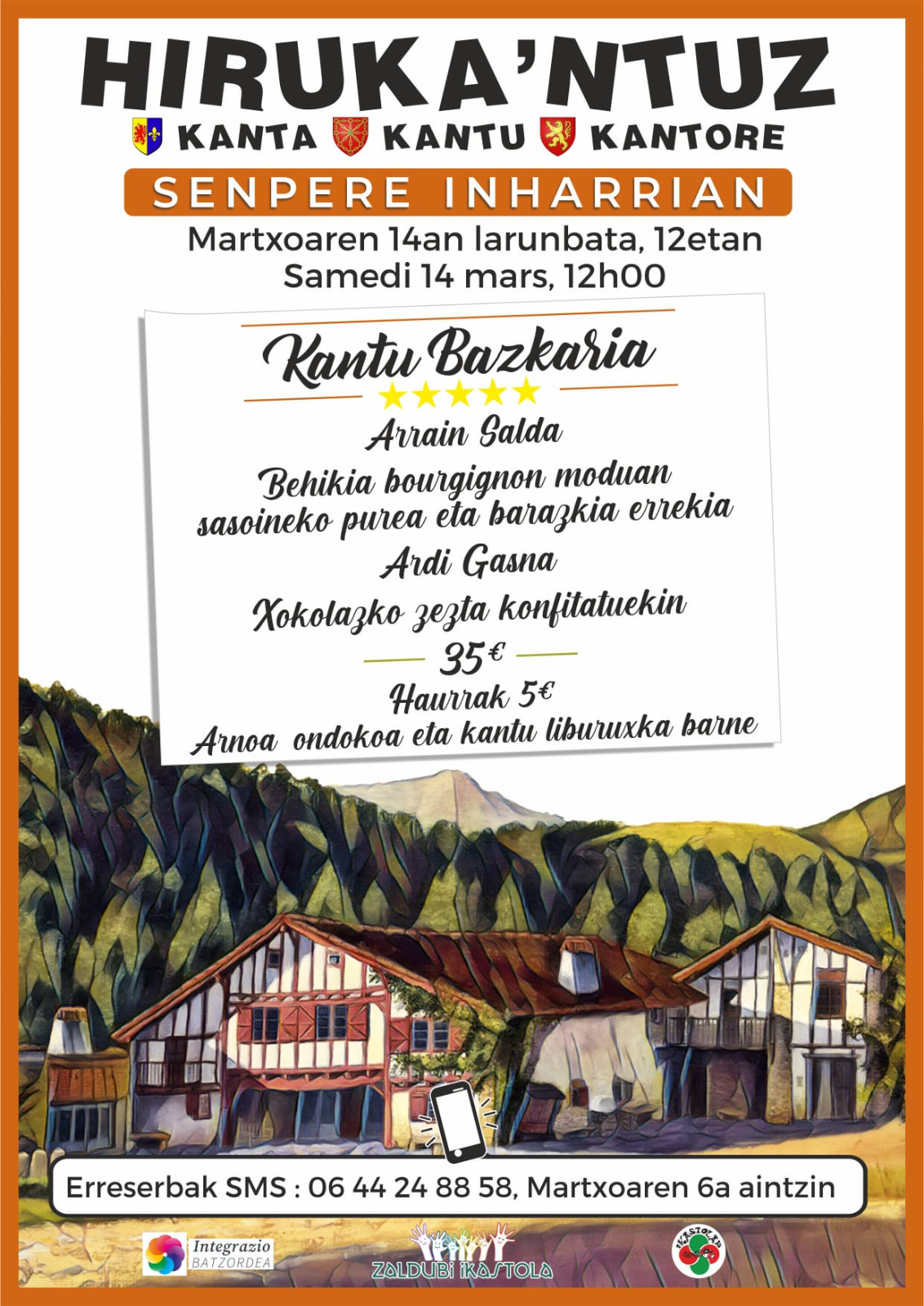 You are currently viewing Hiruka’ntuz, kantu bazkaria – Matxoaren 14ean