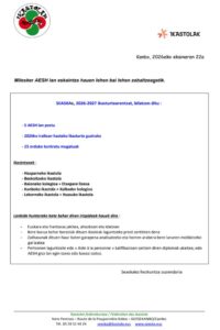 Lire la suite à propos de l’article SEASKA recherche des candidats pour l&rsquo;année 2026-2027